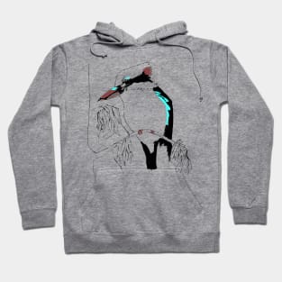 Kookaburra amongst the Gum Leaves Hoodie